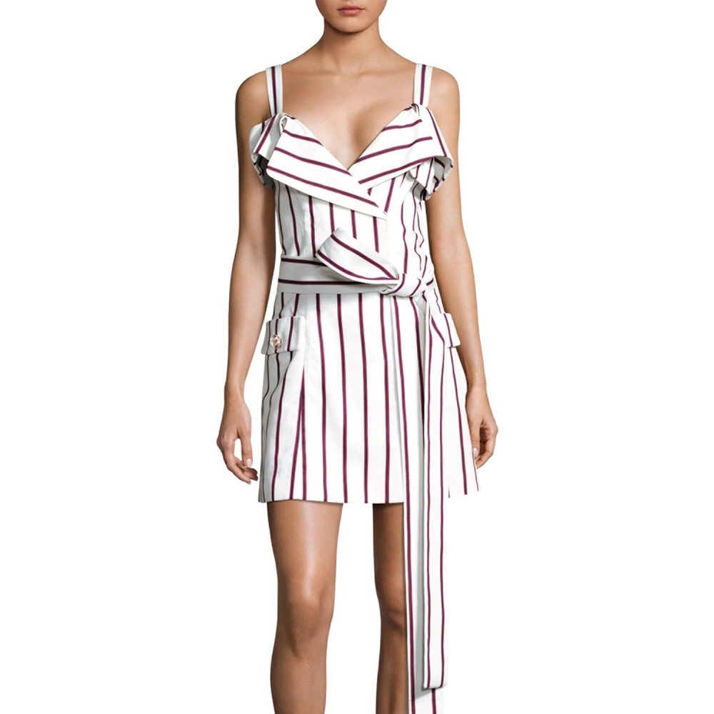 REVOLVE - Red Stripe dress by Alexis